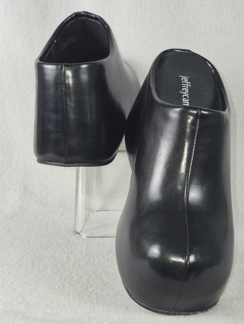 Jeffrey Campbell Women’s Cloggin Platform Wedge Clogs – Black – Size 6.5 - Picture 6 of 10